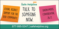 Safe Helpline Bumper Sticker 