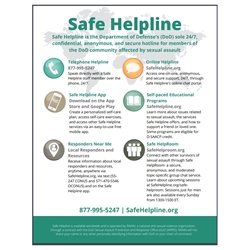Safe Helpline One-Pagers 